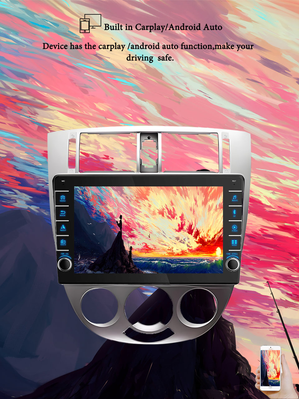 Tablet Danish Mobile & Accessories Faisalabad - 8G + 128G Android 14 สําหรับChevrolet