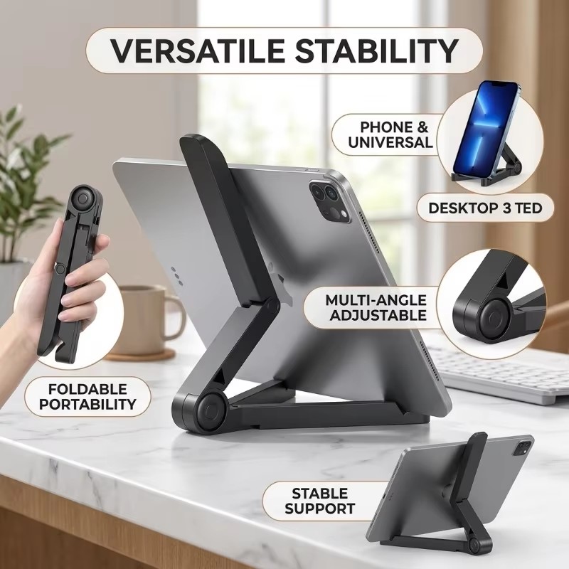 Tablet Accessories Samsung - ที่วางแท็บเล็ตแบบพับได้อเนกประสงค์สำหรับ iPad Air Pro ขนาด 4.7