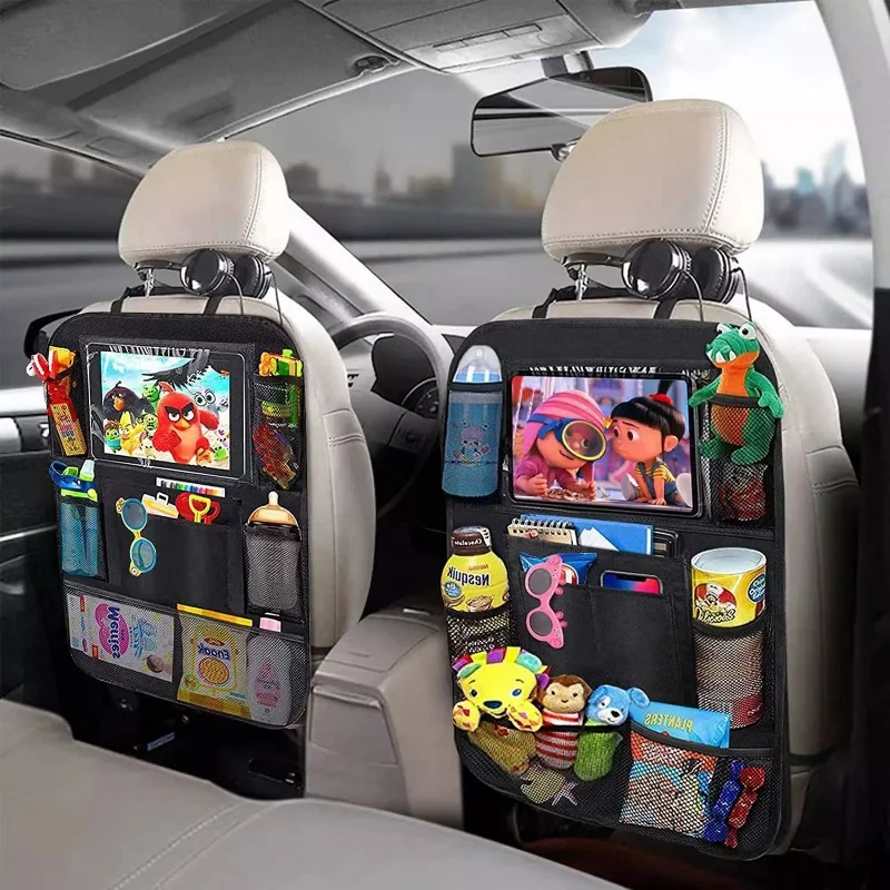 Tablet Accessories Bag - อุปกรณ์จัดระเบียบรถยนต์เบาะหลังพร้อมหน้าจอสัมผัสที่ใส่แท็บเล็ตที่คลุมช่องเก็บของรถยนต์อุปกรณ์เสริมรถยนต์ป้องกันหลังเบาะ