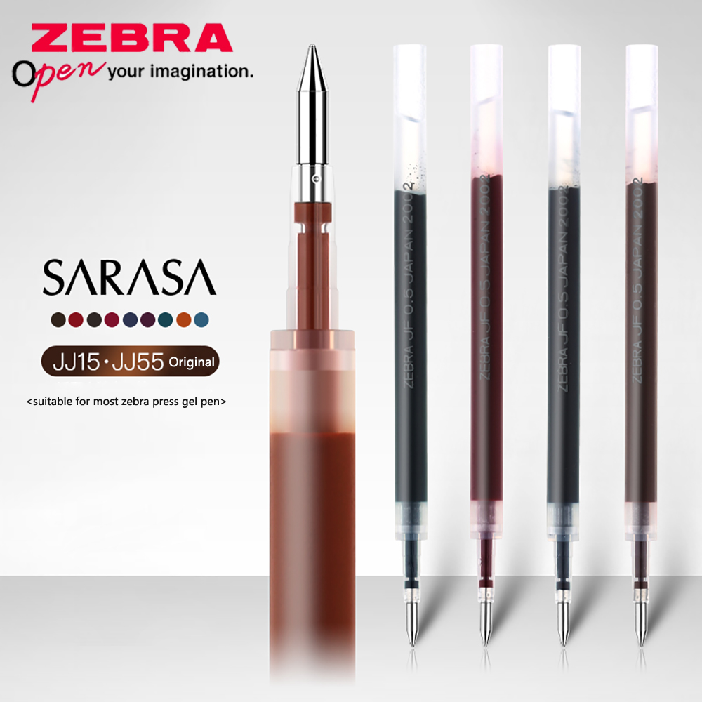 Zebra Tablet Accessories - 1Pcs เจลเติม JF-0.5 Retro สีสำหรับ JJ15/JJ55เจลปากกา