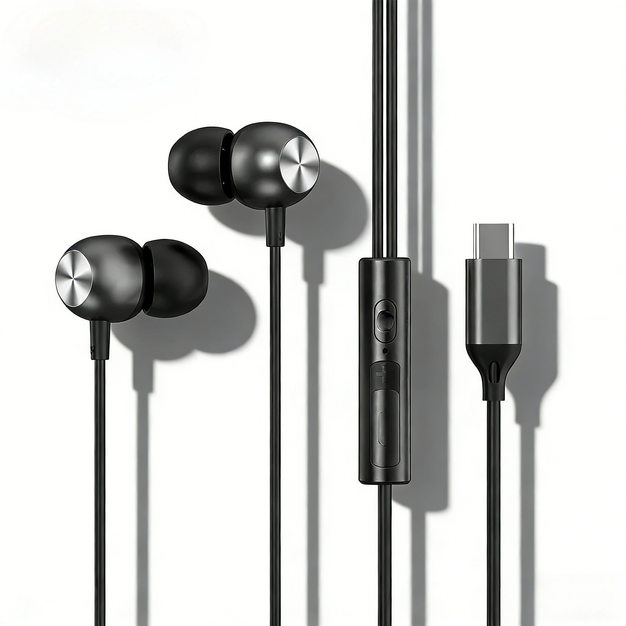 Wired Earphone Lightning - หูฟังชนิดใส่ในหูแบบมีสายสำหรับ 3.5 มม. USB ประเภท C