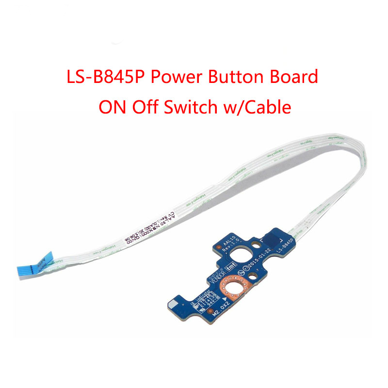 Hp Tablet Accessories - LS-B845P คณะกรรมการปุ่มปิดสวิทช์เปลี่ยนสายเคเบิลสำหรับ Dell Inspiron 17 5755