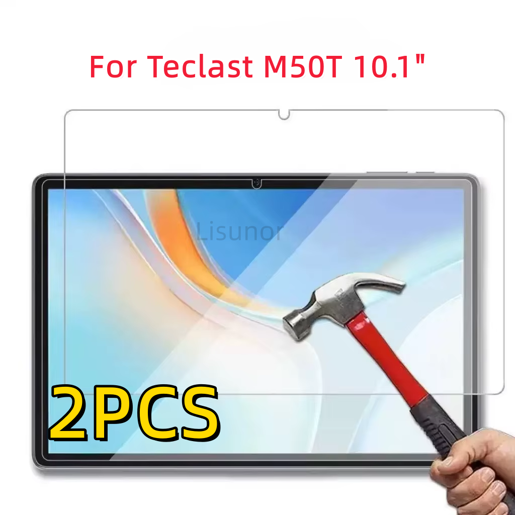 Temu Tablet Accessories - 2 ชิ้น 9H กระจกนิรภัยป้องกันหน้าจอแท็บเล็ตสำหรับเทคลาสท์ M50T 10.1