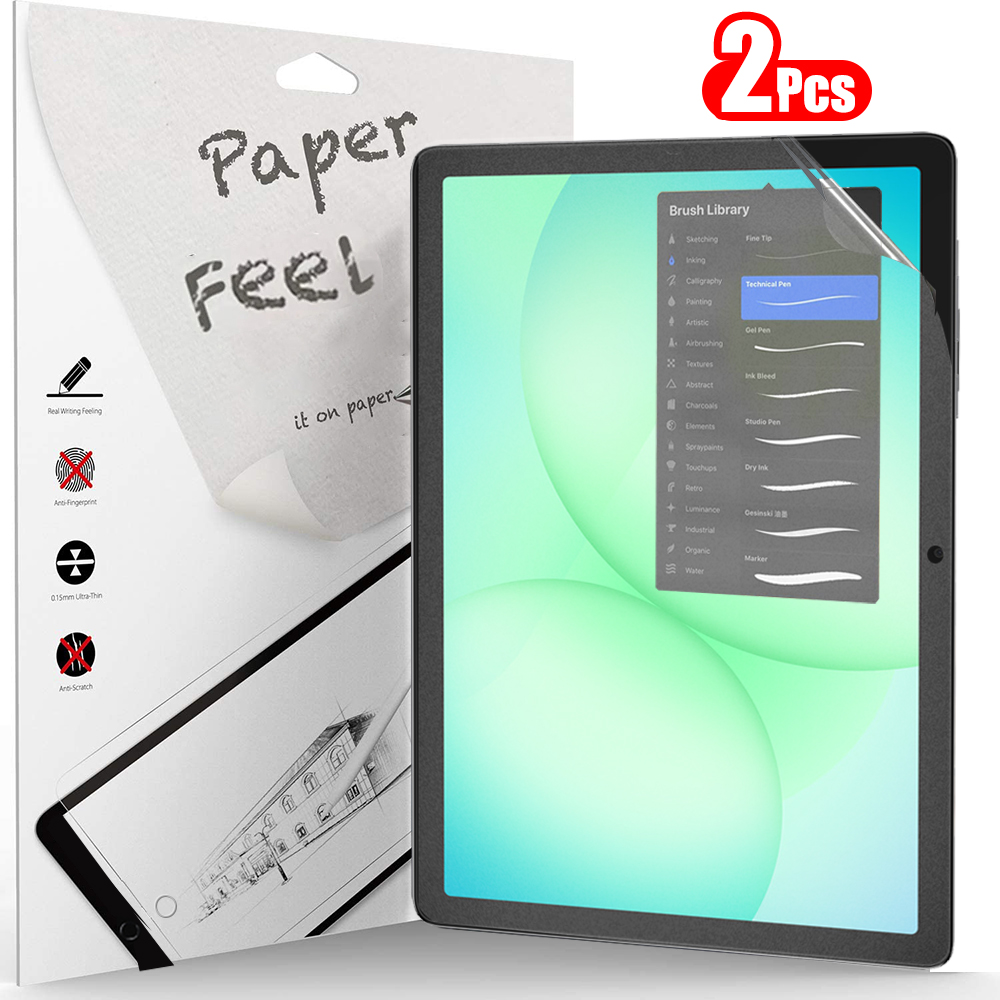 Paper Feel Screen Film - 2 ชิ้นกระดาษให้ความรู้สึกเหมือนฟิล์มกันรอยหน้าจอสำหรับซัมซุง กาแลคซี่ แท็บ เอ 11