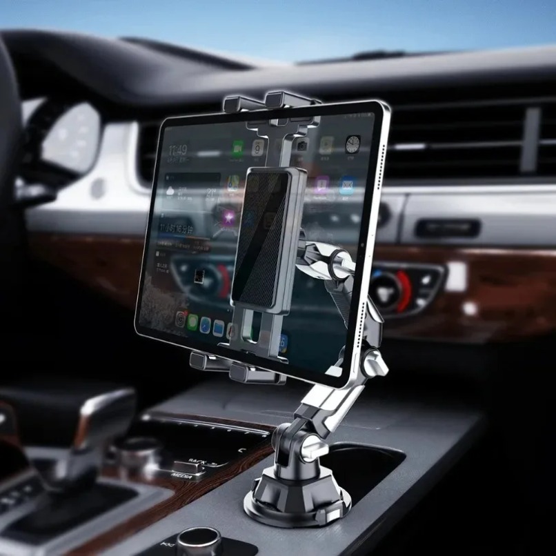 Iphone Tablet Accessories - ที่วางแก้วในรถยนต์ ที่วางโทรศัพท์ แท็บเล็ต หมุนได้ 360 องศา