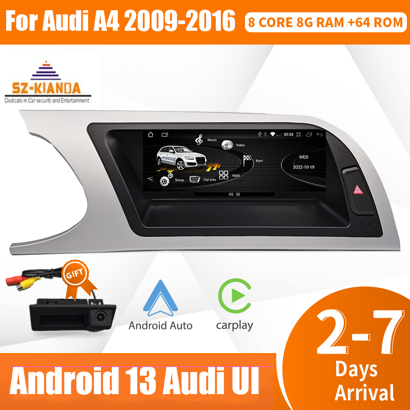 Tablet Danish Mobile & Accessories Faisalabad - Wireless Carplay Android 13 เครื่องเล่นมัลติมีเดียสําหรับรถยนต์สําหรับAudi A4