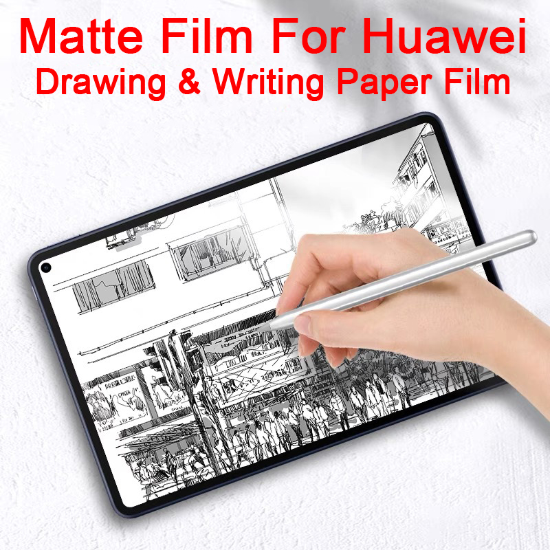 Paper Feel Screen Film - กระดาษรู้สึกวาดเขียนฟิล์มสำหรับ Huawei Matepad 10.4 11 12.6