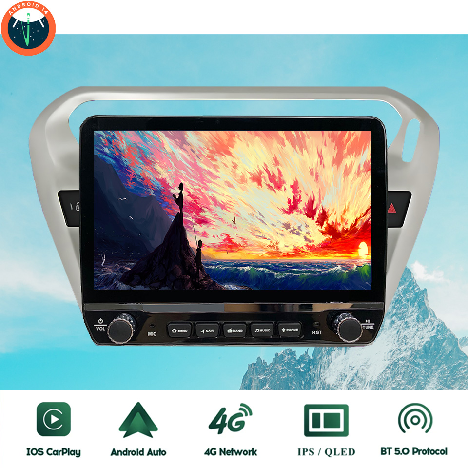 Tablet Danish Mobile & Accessories Faisalabad - แท็บเล็ตพีซีมัลติมีเดียในรถยนต์ระบบ Android 14 สำหรับ Peugeot 301