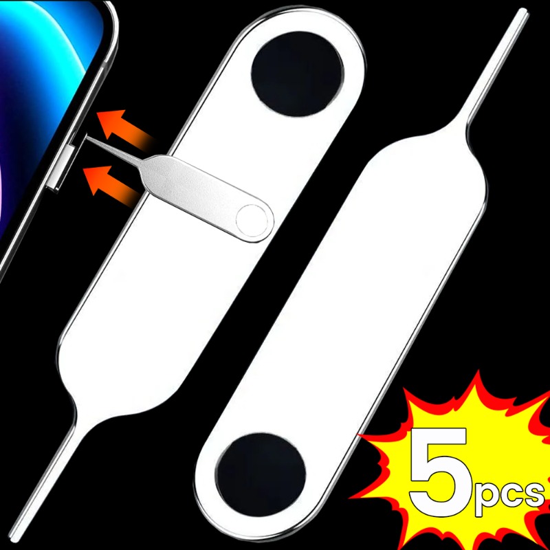 Tablet Accessories Samsung - 5 ชิ้นซิมการ์ดถาด Ejector Eject Pins เครื่องมือกําจัดกุญแจสําหรับ