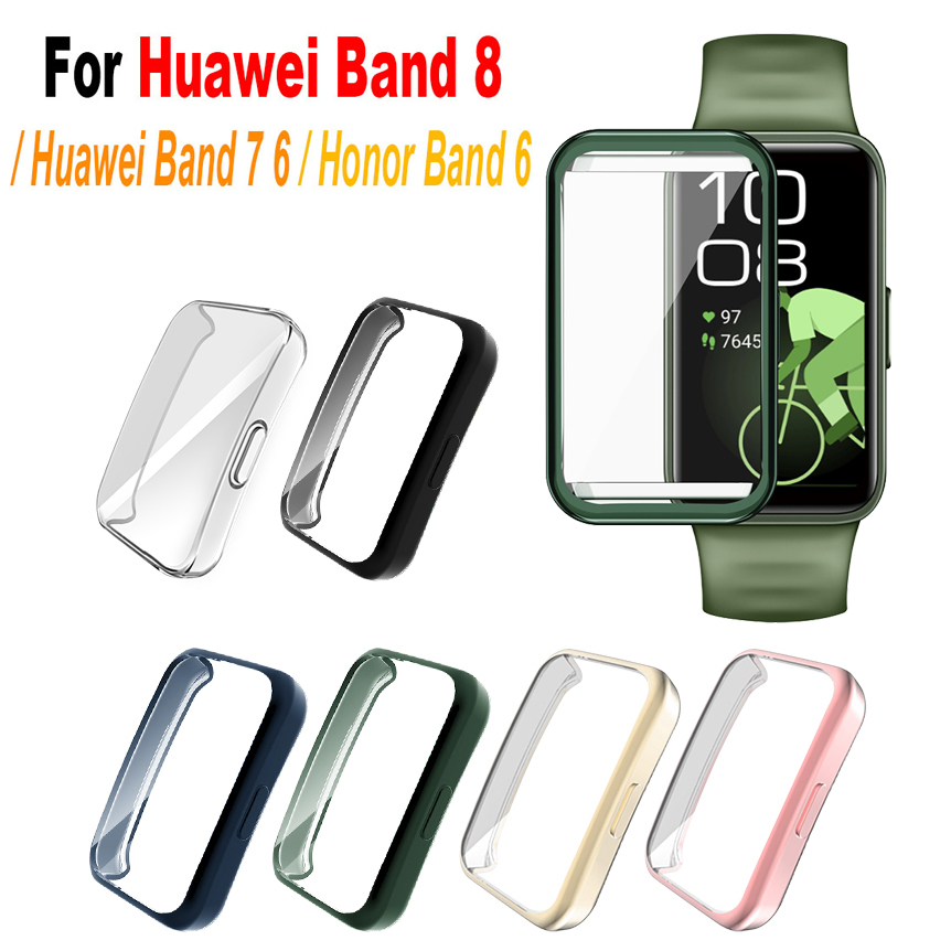 Honor Tablet Accessories - เคสซิลิโคนสำหรับ Huawei band 8 7 6