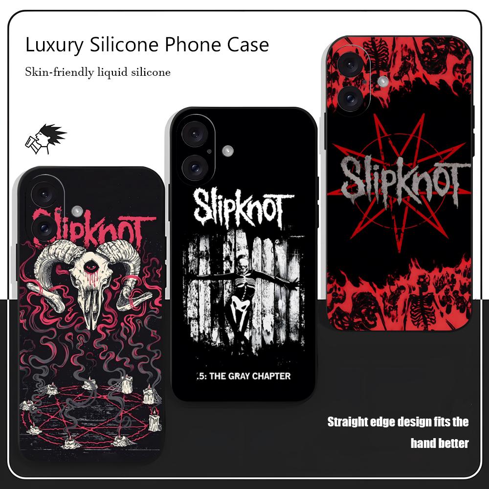 Apple Iphone 15 Pro Max - S-Slipknotยอดนิยมเคสโทรศัพท์สําหรับiPhone 16 15 14 13 12