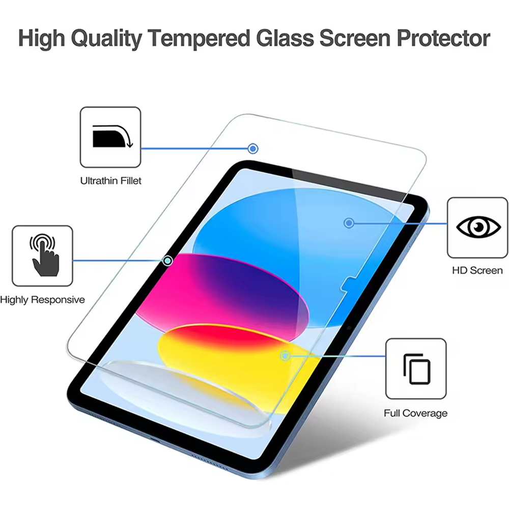 2 ชิ้น 9H กระจกนิรภัยป้องกันหน - Temu Tablet Accessories บทวิจารณ์และราคา