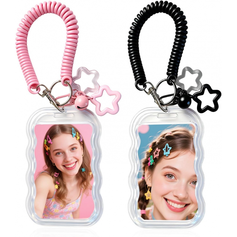 พวงกุญแจใส่การ์ดรูปน่ารัก 2 ชิ - Tablet Cute Accessories บทวิจารณ์และราคา