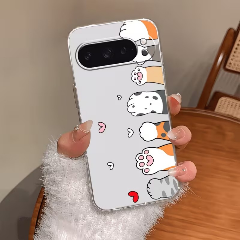 เคสโทรศัพท์ซิลิโคนใสลายอุ้งเท้ - Google Pixel 9 บทวิจารณ์และราคา