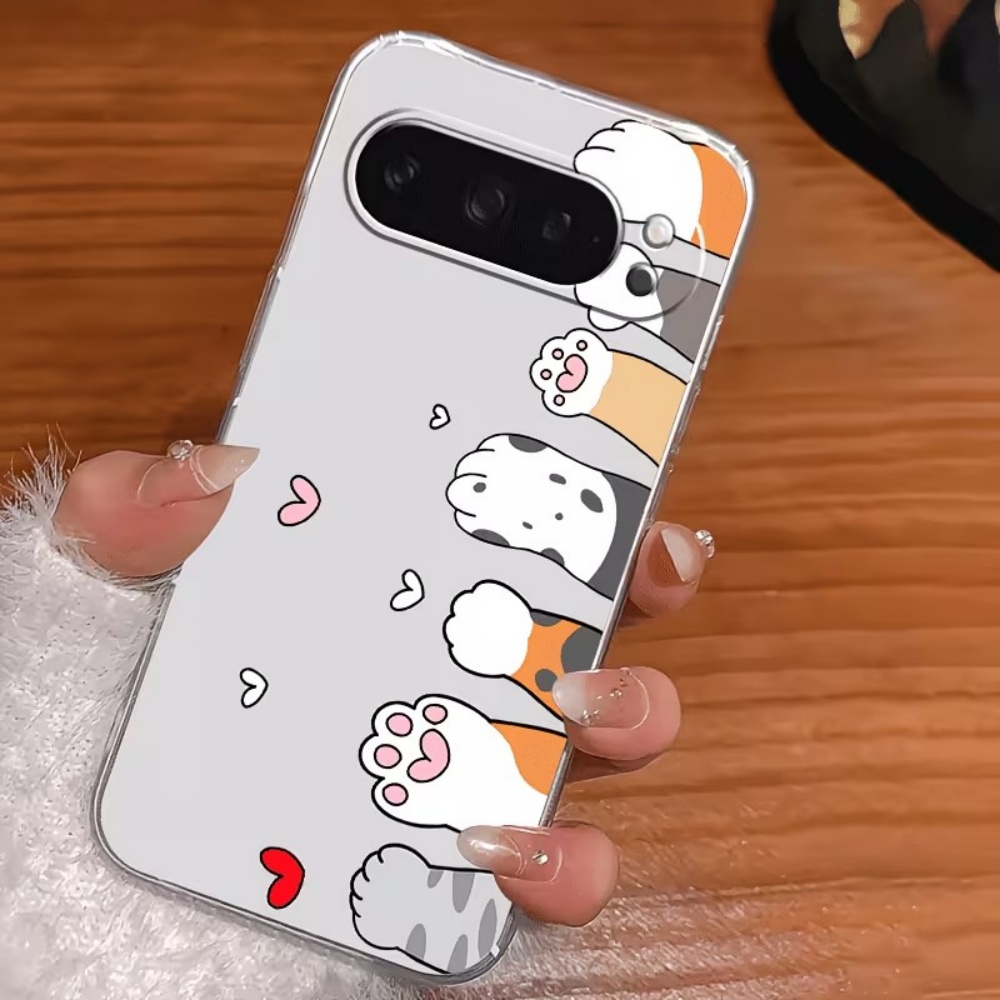 เคสโทรศัพท์ซิลิโคนใสลายอุ้งเท้ - Google Pixel 9 บทวิจารณ์และราคา