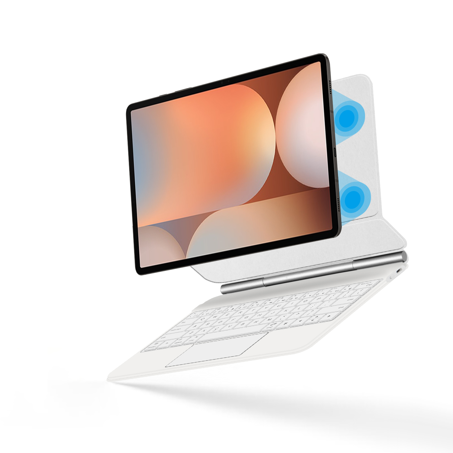 เมจิกคีย์บอร์ดสำหรับซัมซุงกาแล - Tablet Accessories Samsung บทวิจารณ์และราคา