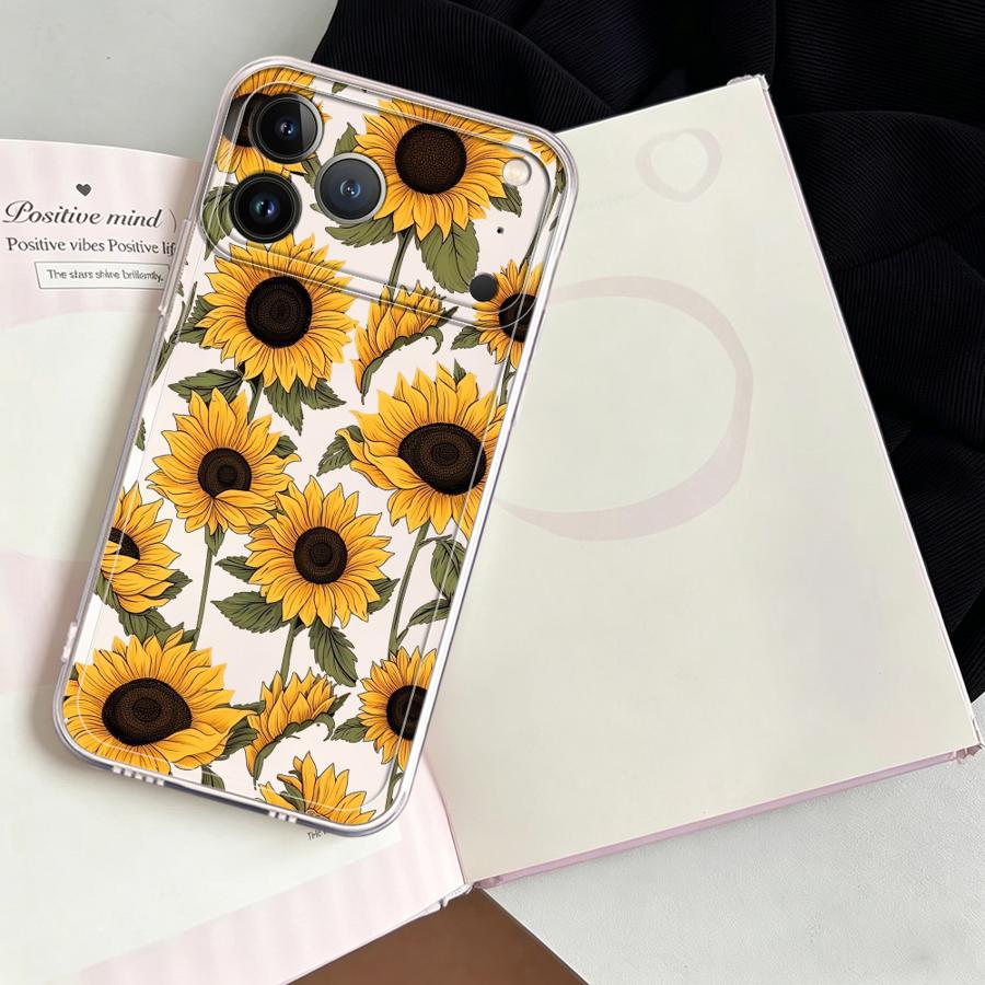 เคสลายดอกทานตะวันน่ารักสำหรับ  - Apple Iphone 15 Pro Max บทวิจารณ์และราคา