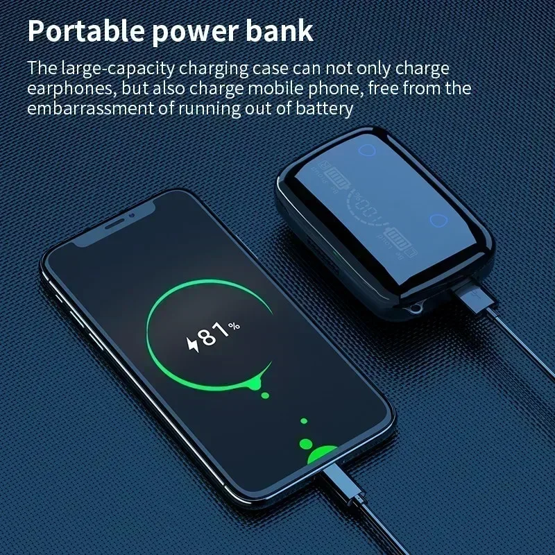 หูฟังบลูทูธ TWS 5.3 หูฟังไร้สา - Wired Earphone Lightning บทวิจารณ์และราคา