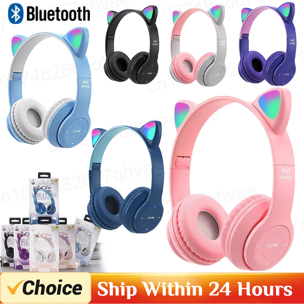 หูฟังบลูทูธไร้สาย P47M สำหรับเ - Wired Earphone Lightning บทวิจารณ์และราคา