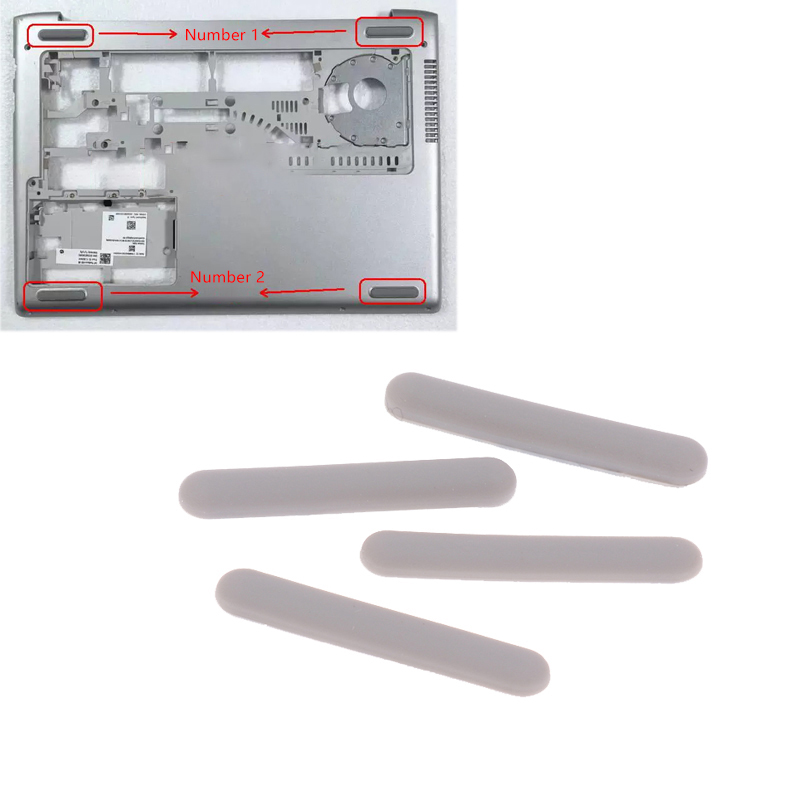 2/4 ชิ้นแล็ปท็อปยางสำหรับ HP P - Hp Tablet Accessories บทวิจารณ์และราคา