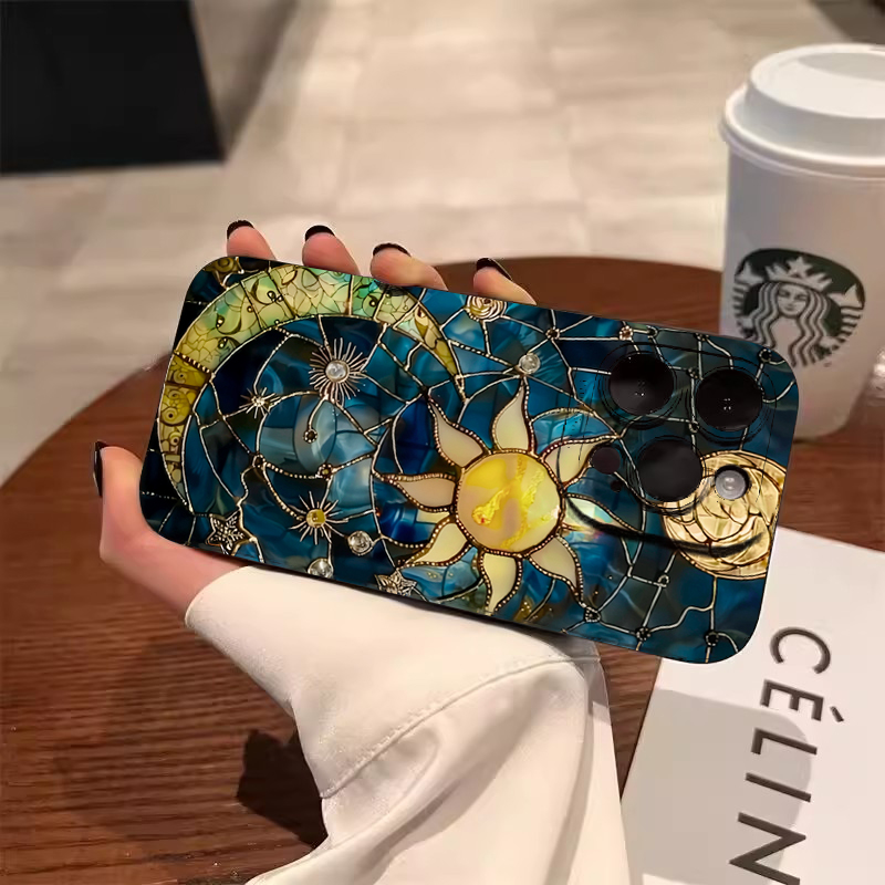 เคสโทรศัพท์ลายพระอาทิตย์พระจัน - Tablet Accessories Aesthetic บทวิจารณ์และราคา