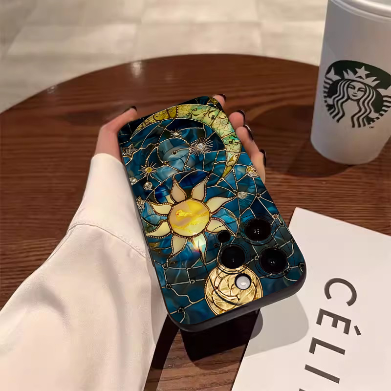 เคสโทรศัพท์ลายพระอาทิตย์พระจัน - Tablet Accessories Aesthetic บทวิจารณ์และราคา