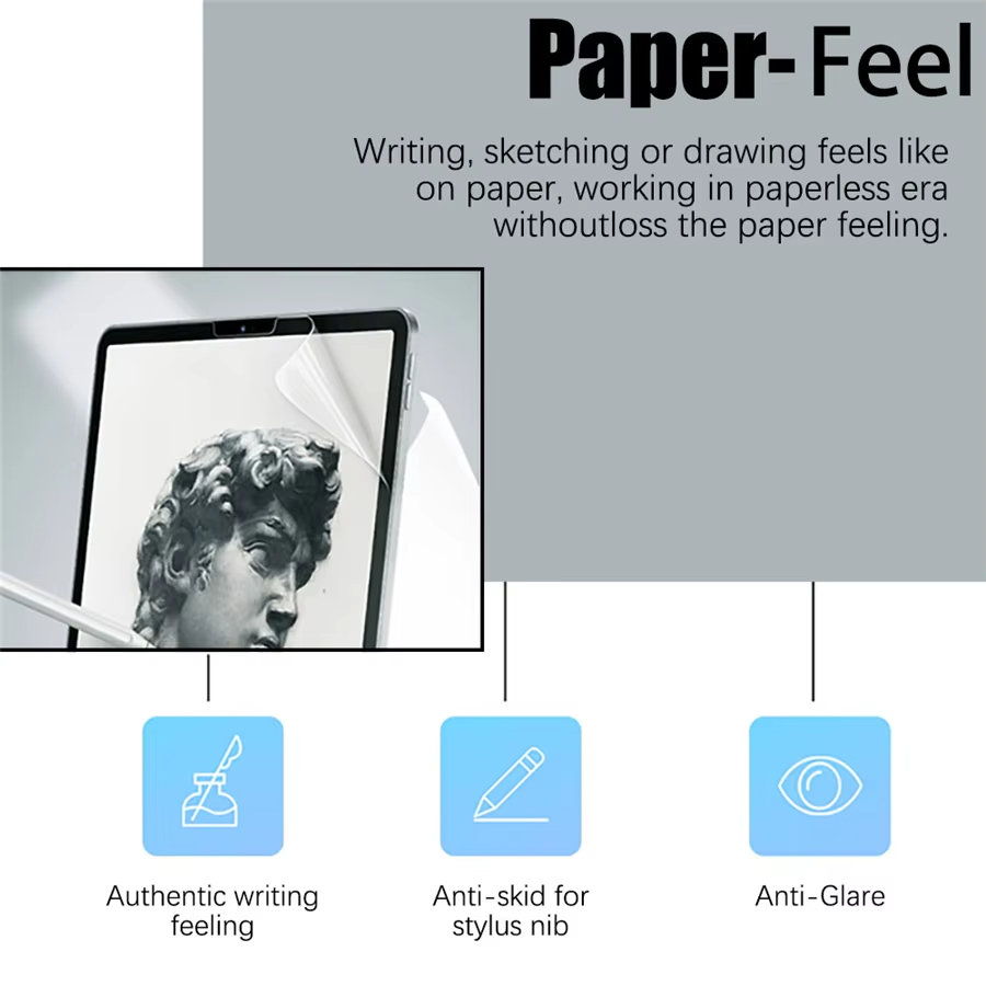 กระดาษรู้สึกเหมือนป้องกันหน้าจ - Paper Feel Screen Film บทวิจารณ์และราคา
