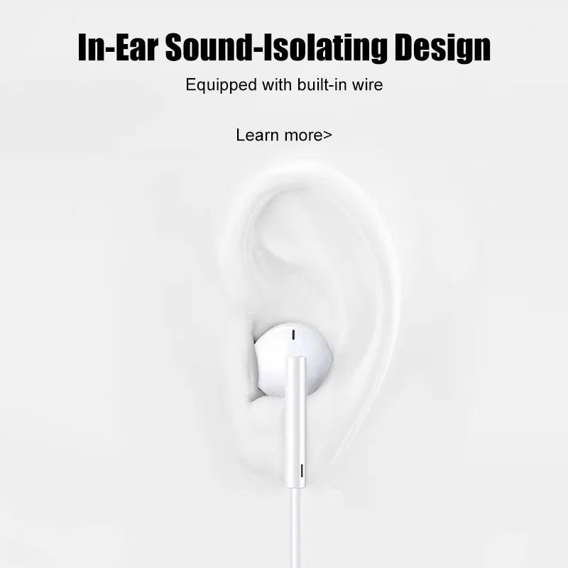 หูฟังชนิดใส่ในหูแบบ Type C ของ - Wired Earphone Lightning บทวิจารณ์และราคา