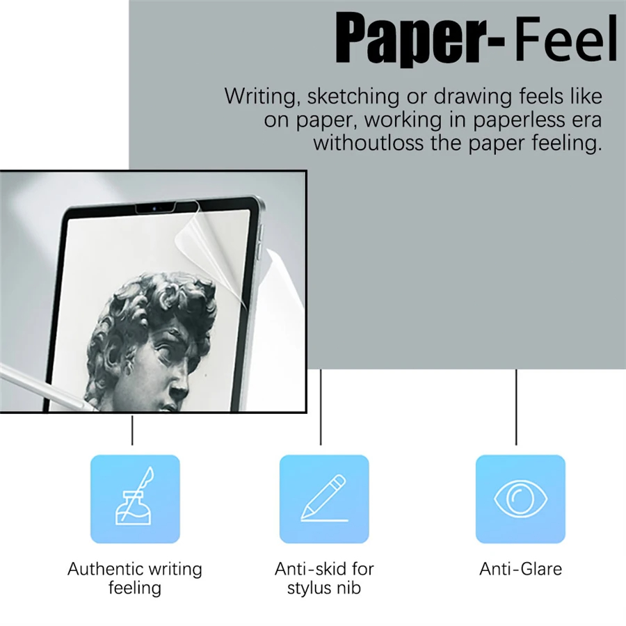 3Pcsกระดาษรู้สึกเช่นป้องกันหน้ - Paper Feel Screen Film บทวิจารณ์และราคา