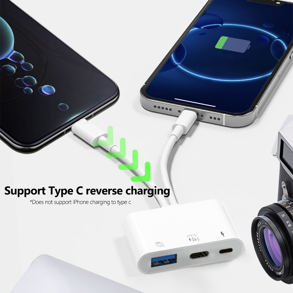 อะแดปเตอร์แปลงสาย 2 in 1 Light - Wired Earphone Lightning บทวิจารณ์และราคา